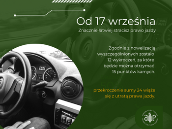 Kancelaria Adwokacka Przemysław Kobel – nowelizacja przepisów w Kodeksie drogowym
